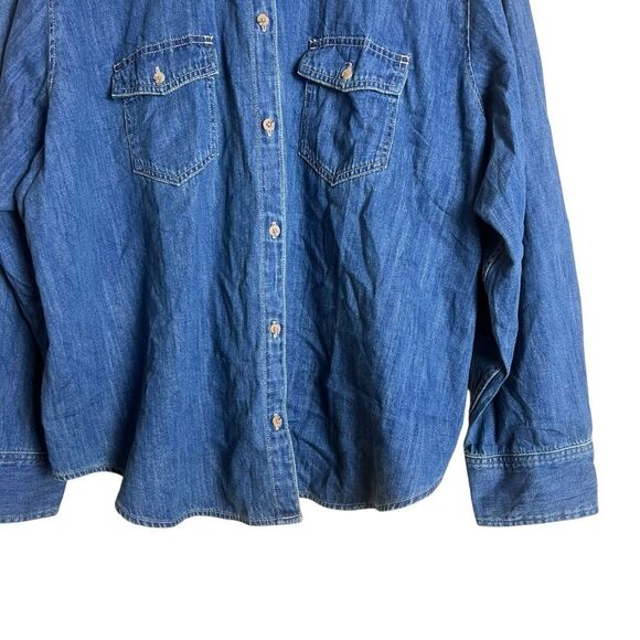 NWT! J. Crew garçon classic fit demin shirt - Picture 6 of 7